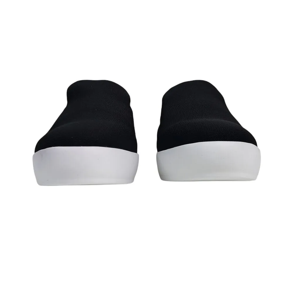 Donna Karan New York Womens 8M Pia Stretch Black Platform Loafer Flat NEW - Image 3