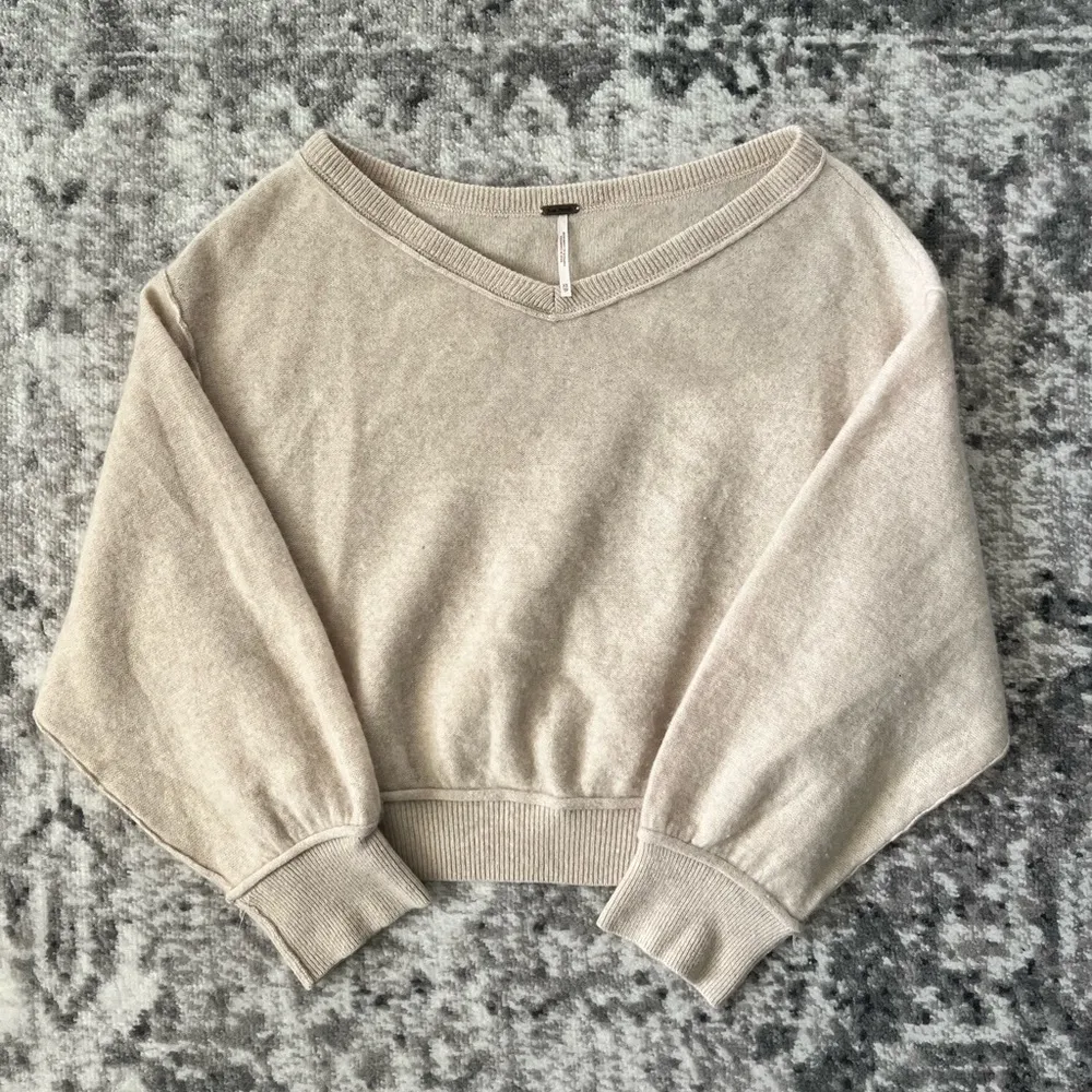 Free People  Love Like This Cashmere Pullover Sweater - Image 5