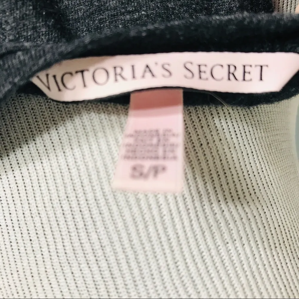 Victoria’s Secret “Stay the Night” Tank Top Small Gray & Pink - Image 7