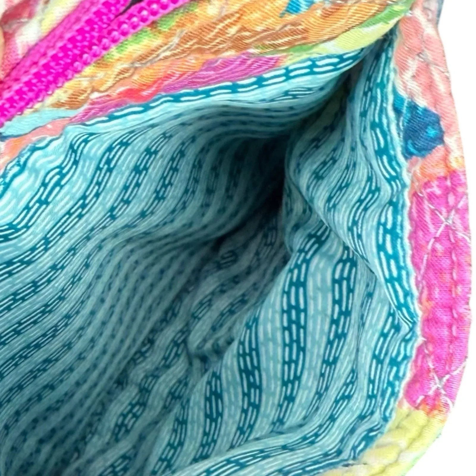 Vera Bradley Iconic Mini Hipster Crossbody Purse RFID Superbloom‎ Quilted Floral - Image 10