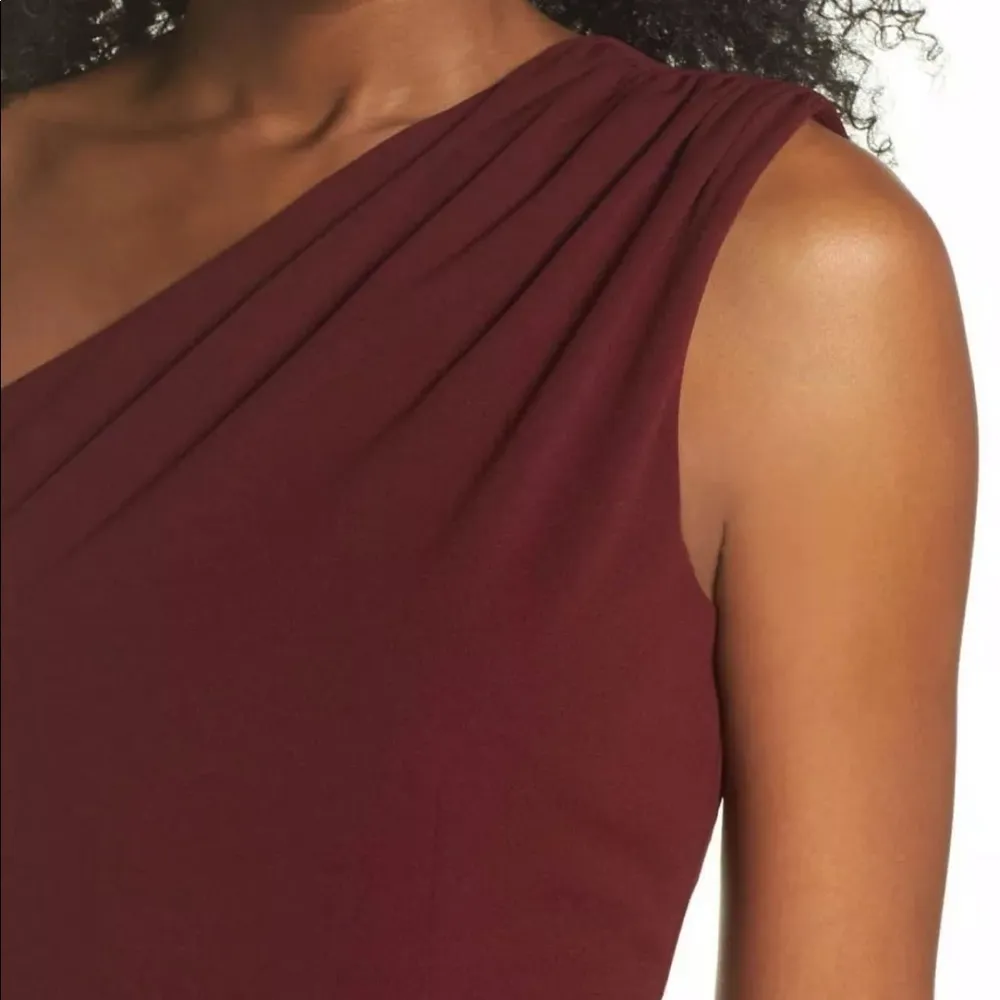 Katie May Angelina Crepe Column Bordeaux - Image 5