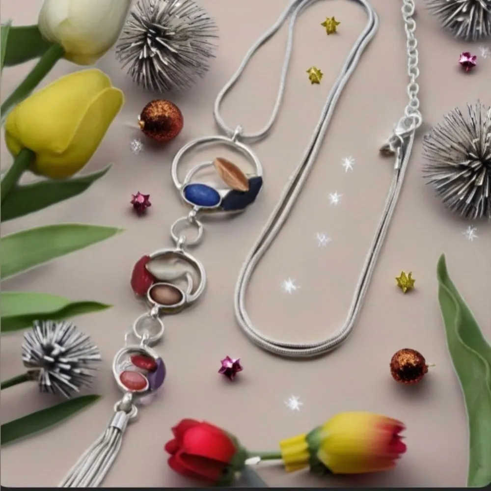 Sweater Long Necklace NWT Red - Image 5