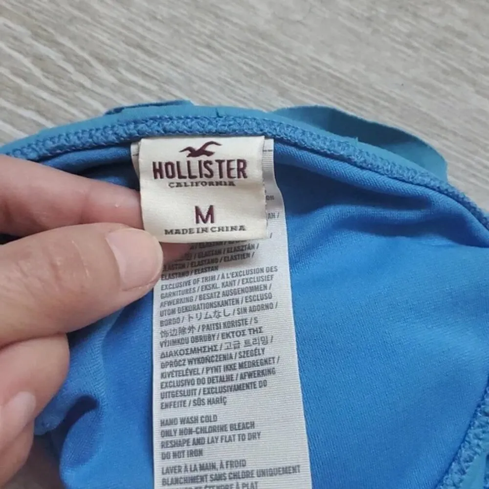  Y2K Triangle String Bikini Top | Hollister Ruffle String Bikini - Image 6