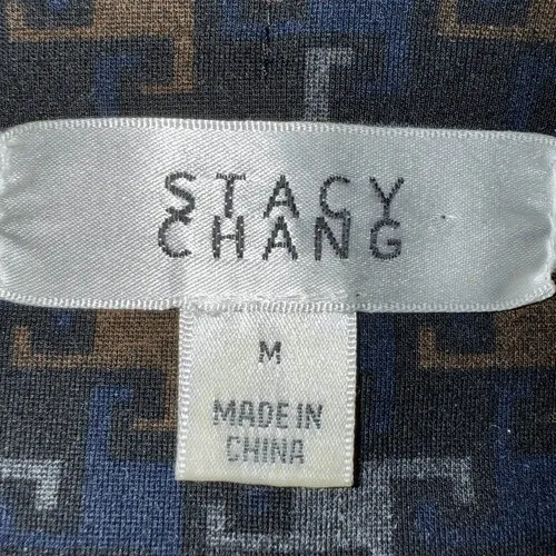 ANTHROPOLOGIE STACY CHANG Unique‎ Puzzle Piece Print Leggings EUC Size M - Image 7