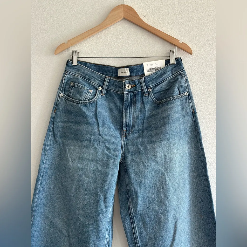 Everlane Loose Curve Jean in Tungsten Bright, Size 28 - Image 8