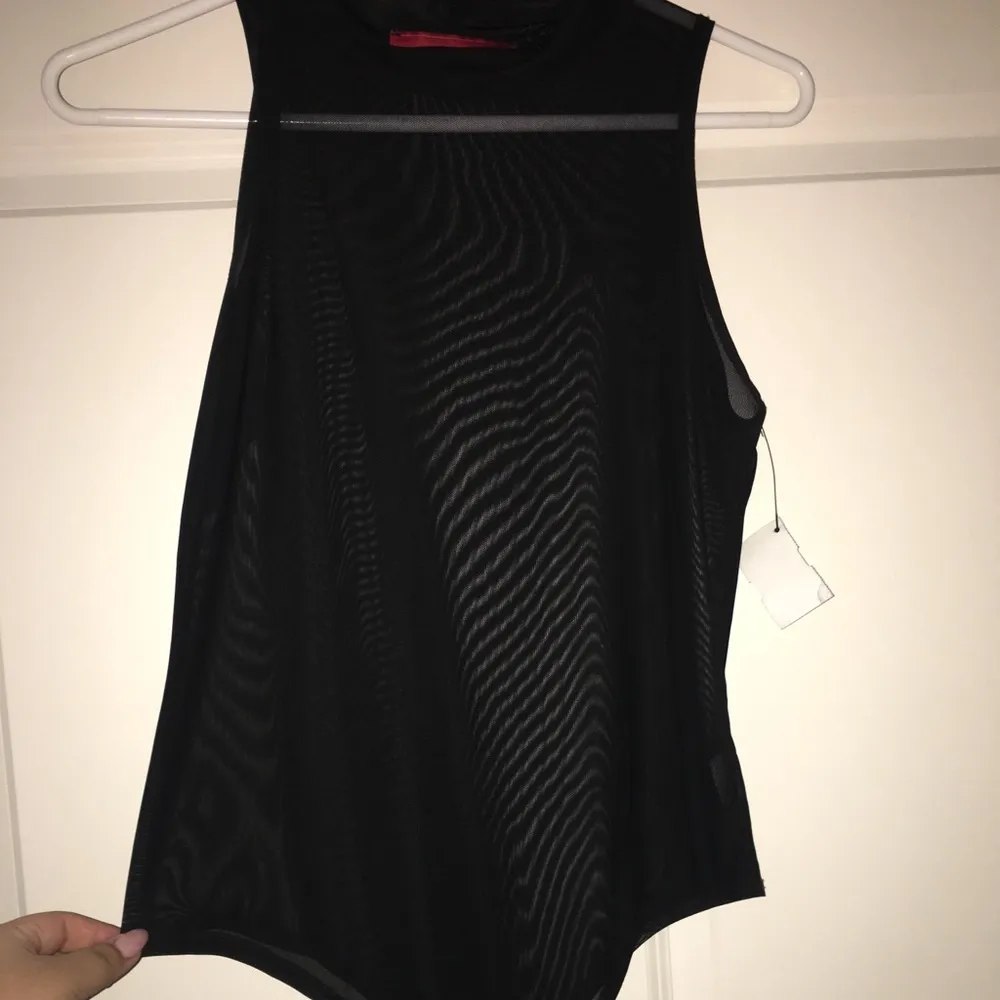AKIRA Sleeveless Mesh Thong Bodysuit - Image 2
