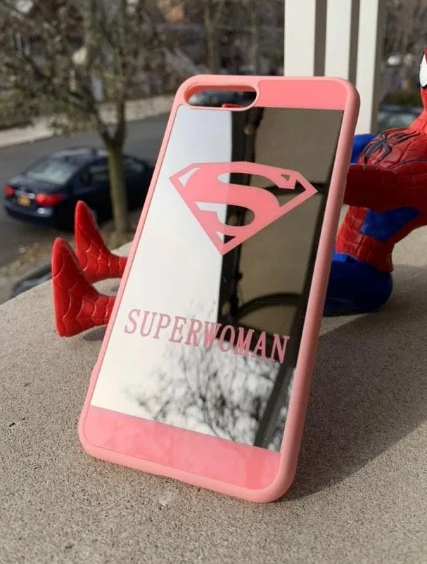 iPhone 8Plus & 7Plus Cute Drop Protection Mirror Case - Image 7