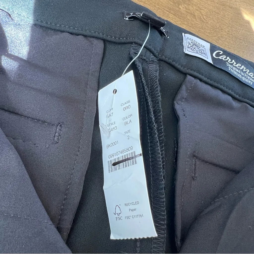 J. Crew Wide Leg Trouser in Four Season Stretch in Black Size 2 NWT - Image 8