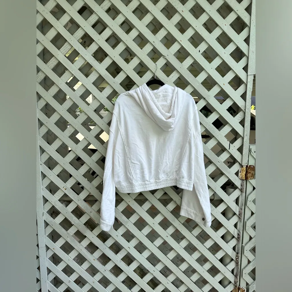 Free People Mix Up Sweatshirt Zip Up Hoodie - Image 6