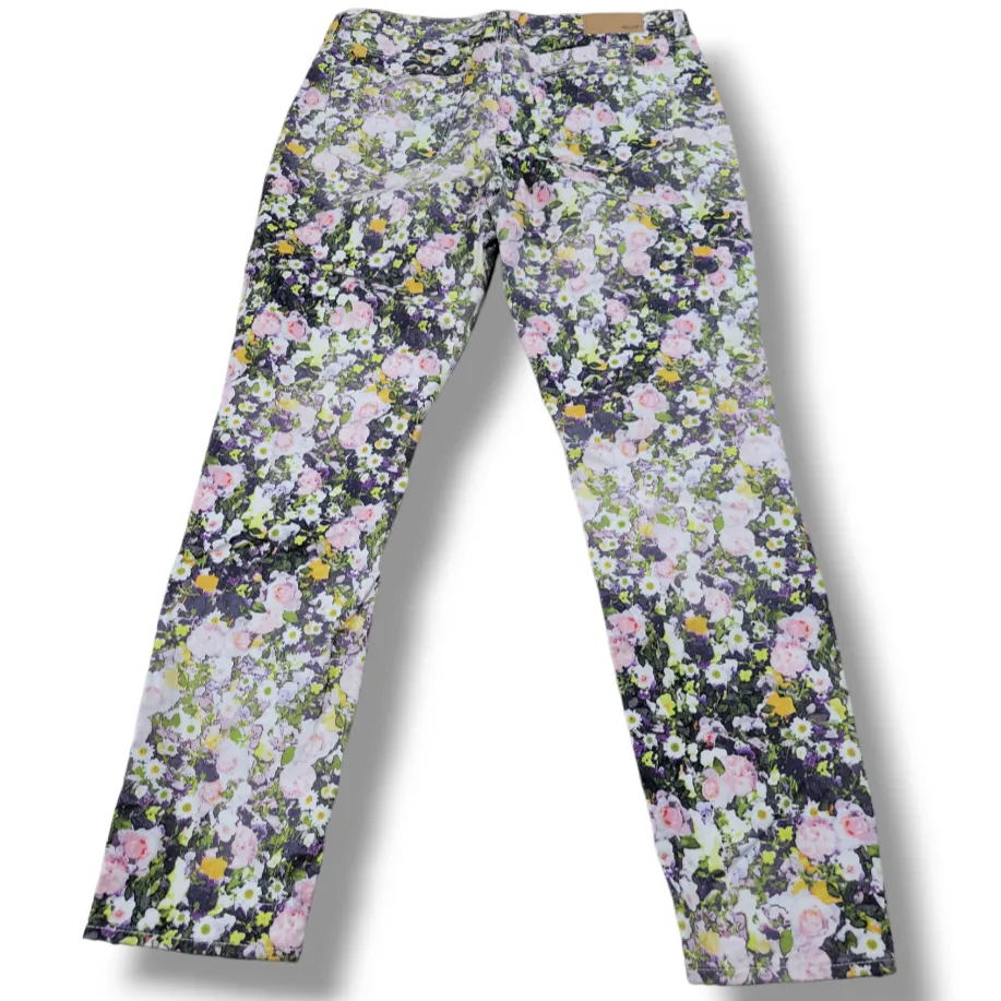 Madewell Jeans Size 29 30x28 Madewell Skinny Skinny Ankle Jeans  Stretch Floral Pattern  - Image 2