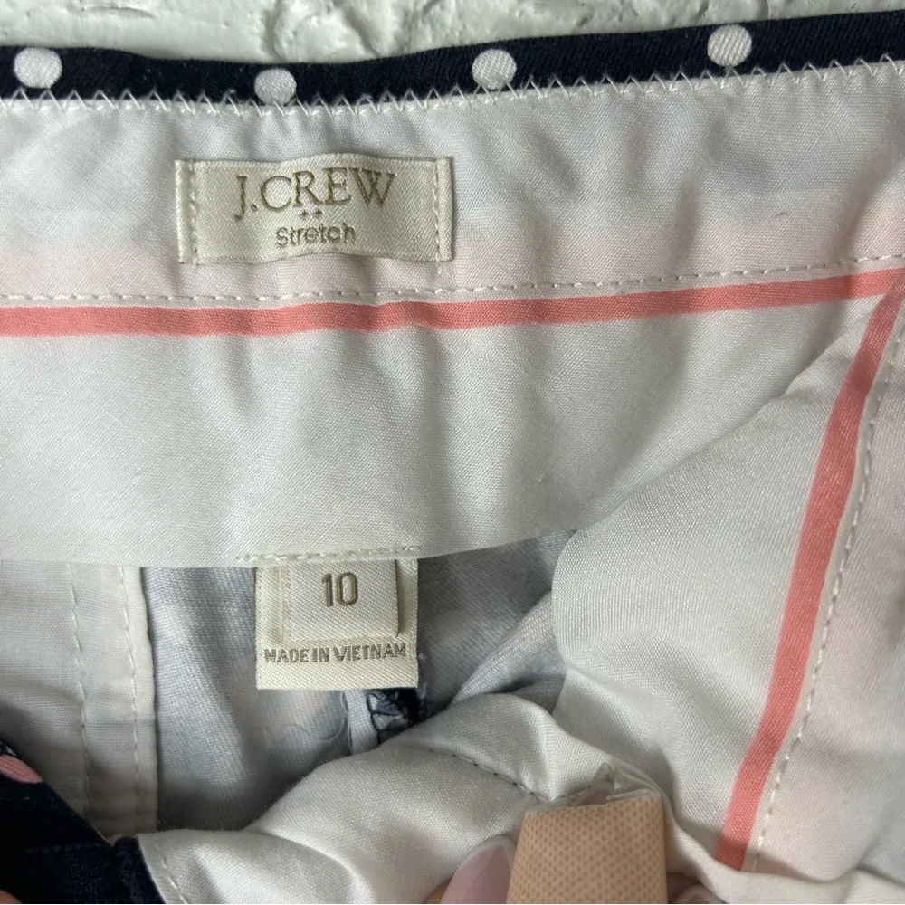J.Crew | Heart Polka Dot Chino Shorts Size 10 - Image 7