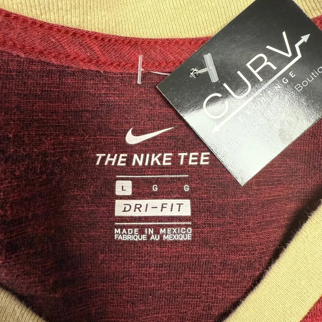 Nike Garnet Florida State Tee Shirt - Size Large - Image 4