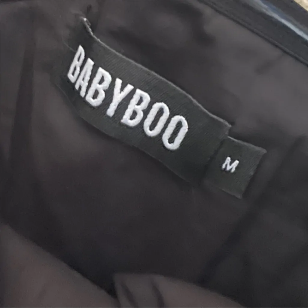 Babyboo Angelina Ruffle Maxi Dress in Black/White Size Medium - Image 5