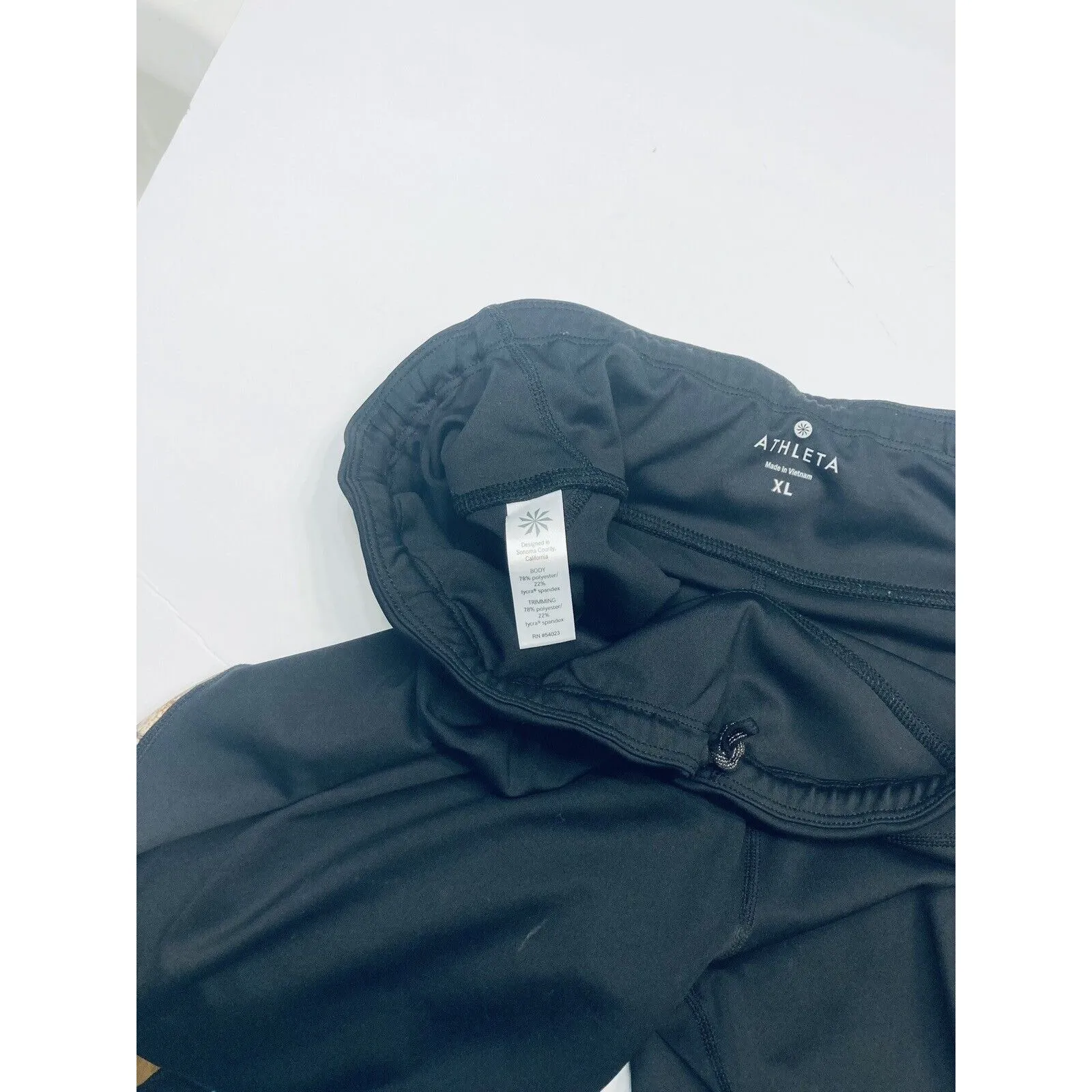 Athleta Black Asym Mesh Sonar Tight Yoga Fitness Pant Size XL‎ - Image 8