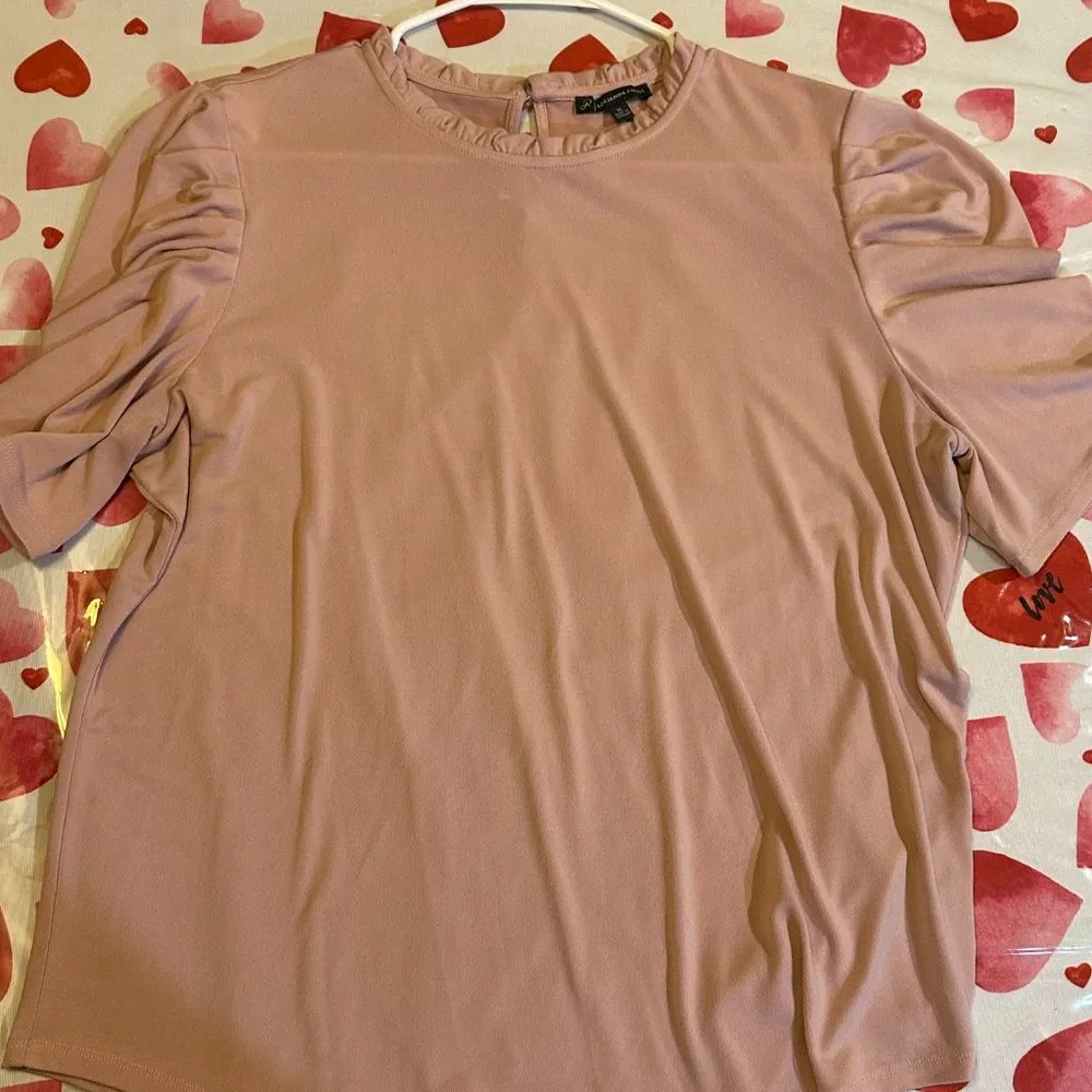 Adrianna Papell Pink Blouse - Image 4