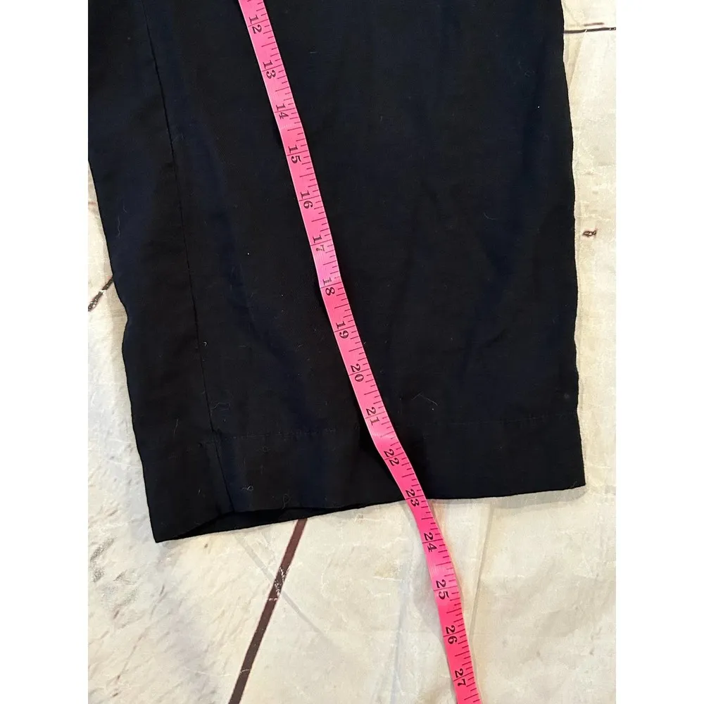 Whistles Black Jumpsuit Womens Size 0 Double Button Waist Detail V Neck - Image 3