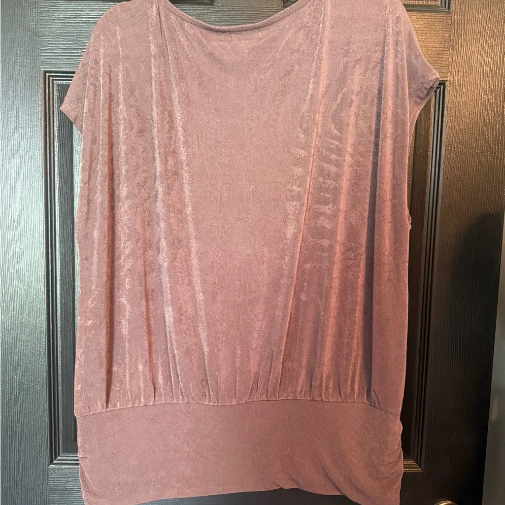 Maurices Blouse Banded Hem Dusty Rose NWT XXL - Image 2