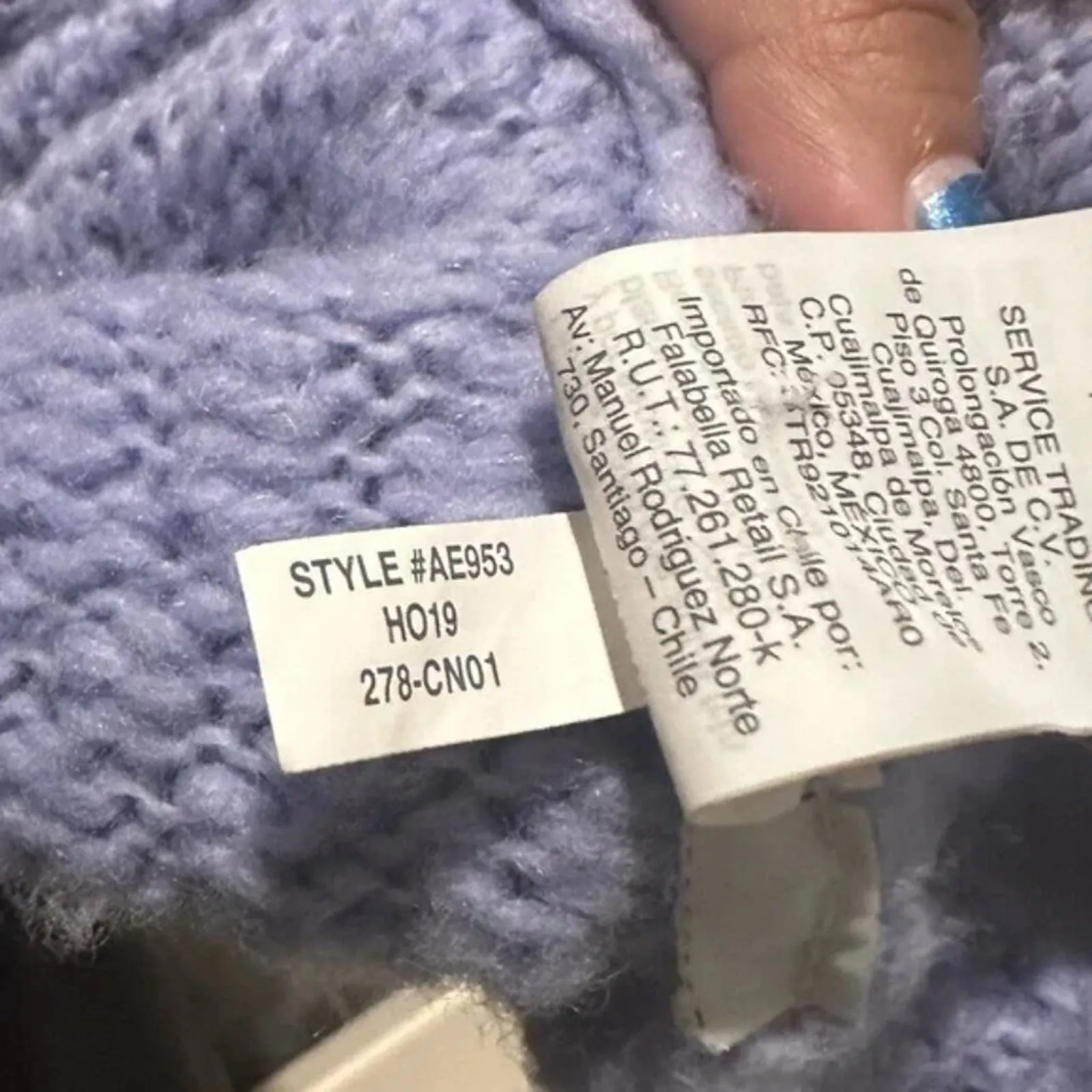 J.Crew Light Purple Wool Blend Sweater Size XS - Image 4