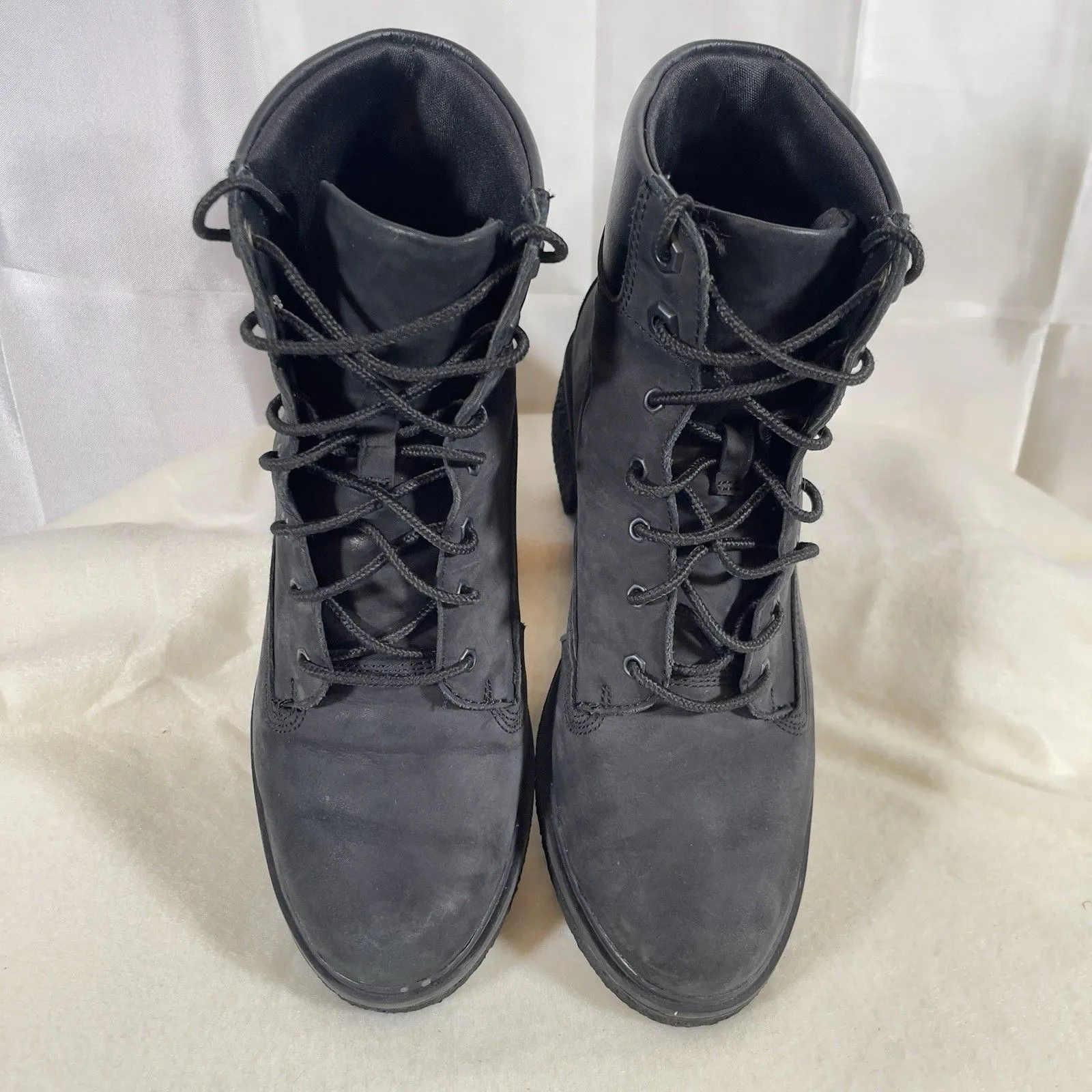 Timberland Brinda Lace-Up Boots A1JXI Black Dark Nubuck Women's Size 6.5 - Image 3