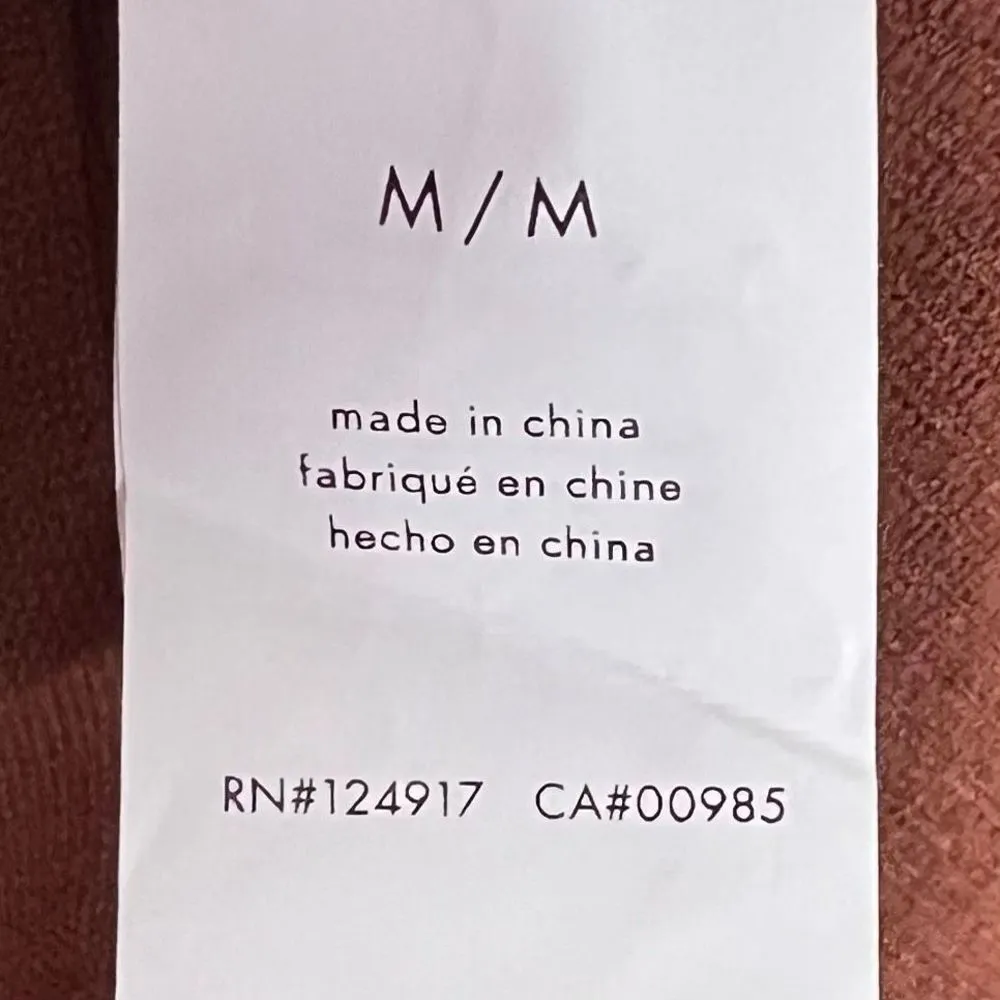 WeWoreWhat Circular Knit V-Neck Bra Top in Brunette - Image 13