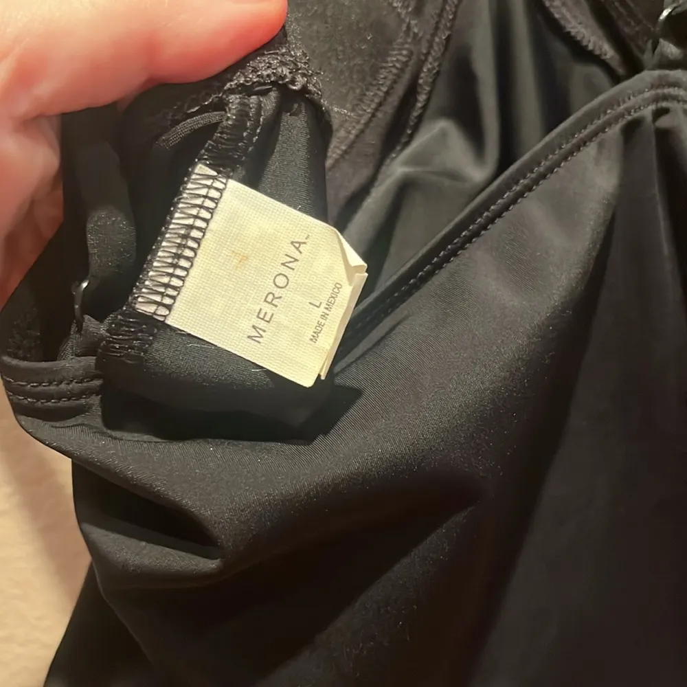 New Merona Women’s Juniors  Black Tankini Swimwear Top Size Large NWT - Image 11