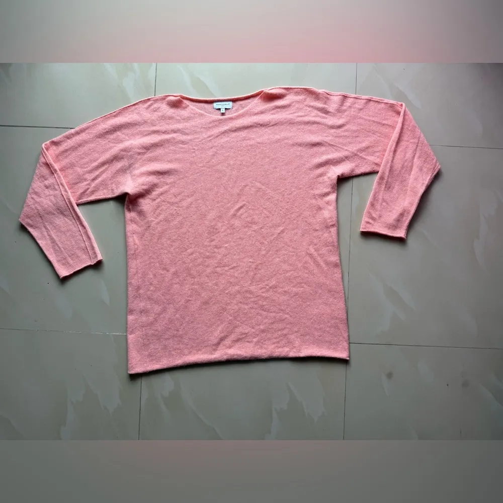 Bianco & Blu Italy Merino Wool Cashmere Blend, nylon viscose laine silk knit L Pink Size L - Image 13