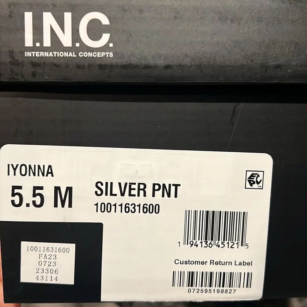 I.N.C. Iyonna Over-The-Knee Slouch Boots in Patent Silver Size 5.5 NEW $169.50 - Image 4