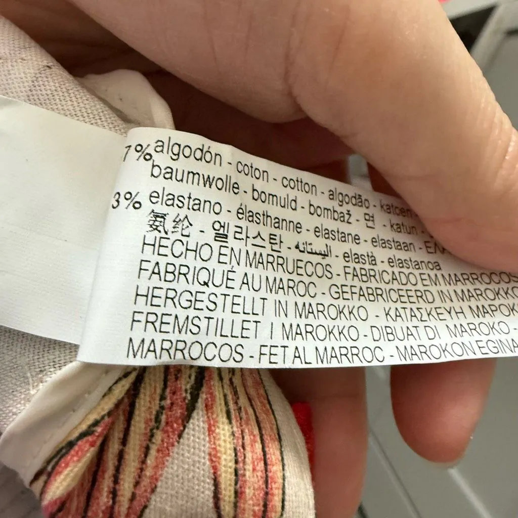 Zara Women’s Small Floral Ankle Pants - Image 5