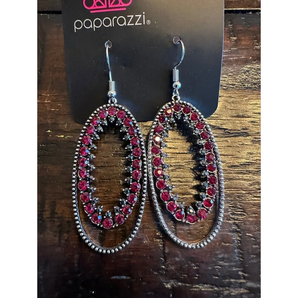 Marry Into Money Red Earrings (192) - Image 3