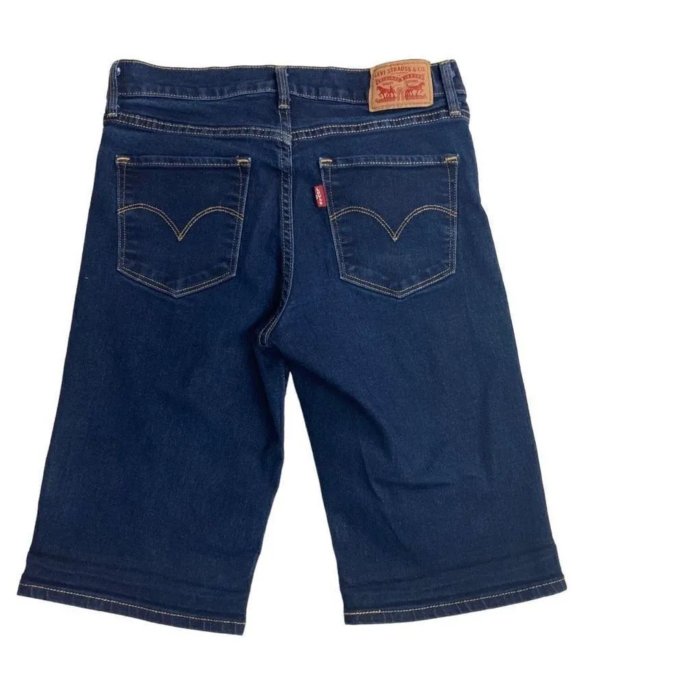 Levi Strauss Women’s Denim Bermuda Shorts Size 27 Blue‎ - Image 2