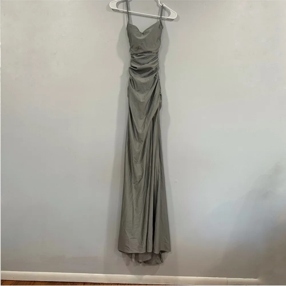 La femme 28296 Silver Dress 0 - Image 2