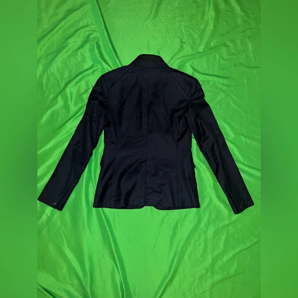 Rag & Bone Blue/ Black 100% Wool Blazer size 00 - Image 3