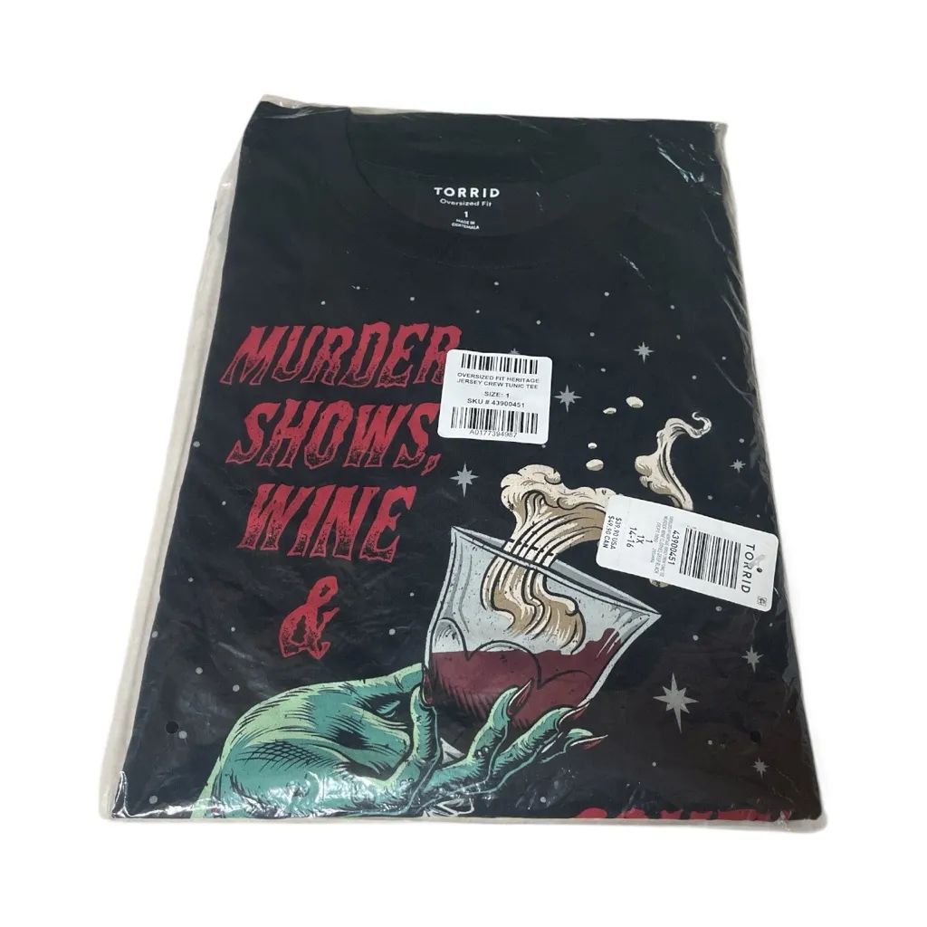 Size 1: Torrid Oversized Heritage Jersey Tunic Tee - Image 3