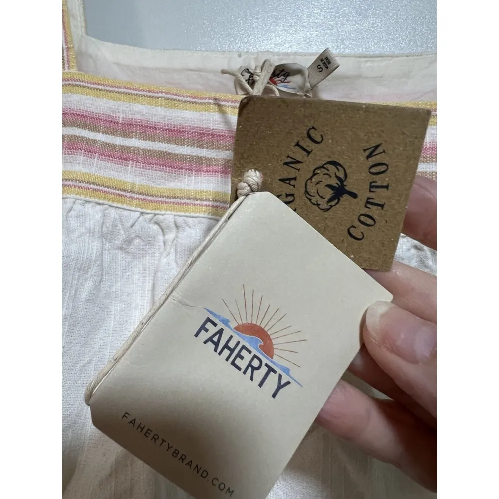 FAHERTY BRAND WOMEN'S HAILEE DRESS APRES SOLEIL STRIPE SZ S $148 - Image 6