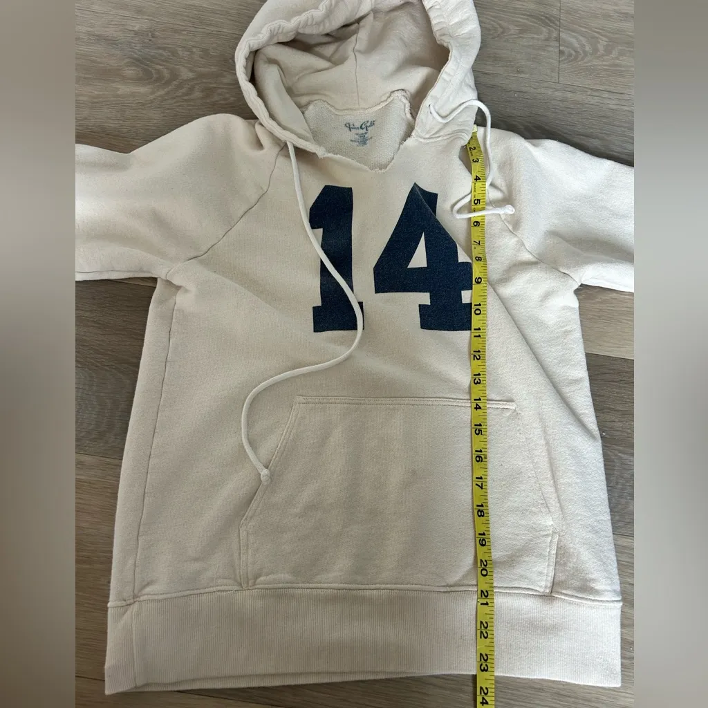 Brandy Melville Cream “14” Hoodie - Image 5