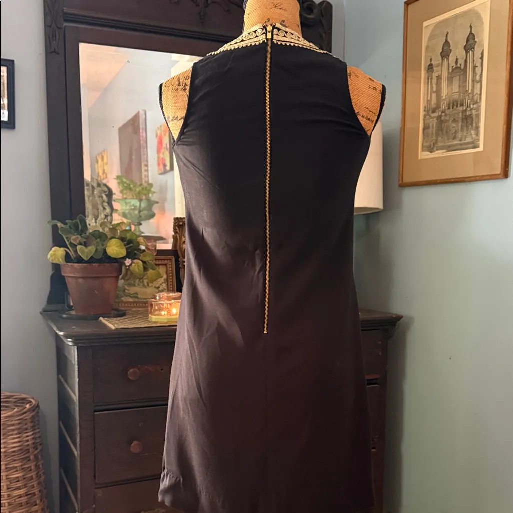 Lilly Pulitzer Carlotta Stretch Shift Dress in Black Onyx Tidal Wave - Image 8