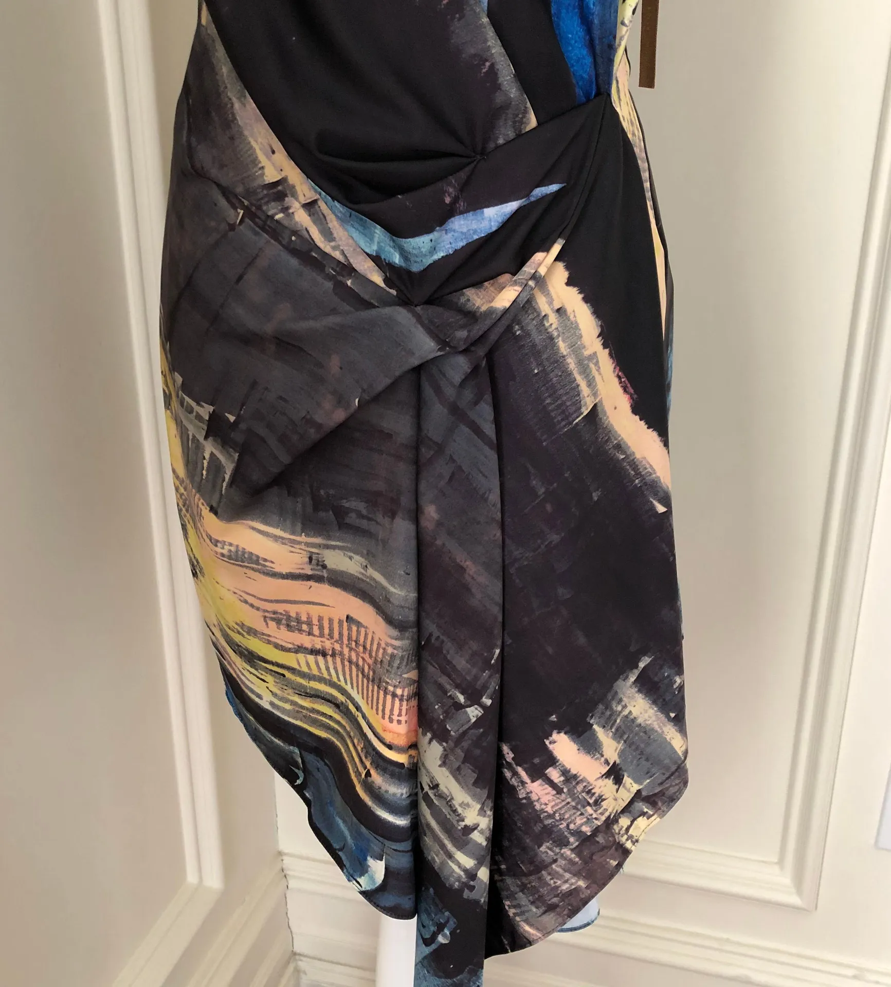 NWT Watercolor Pleat Dress - Image 8