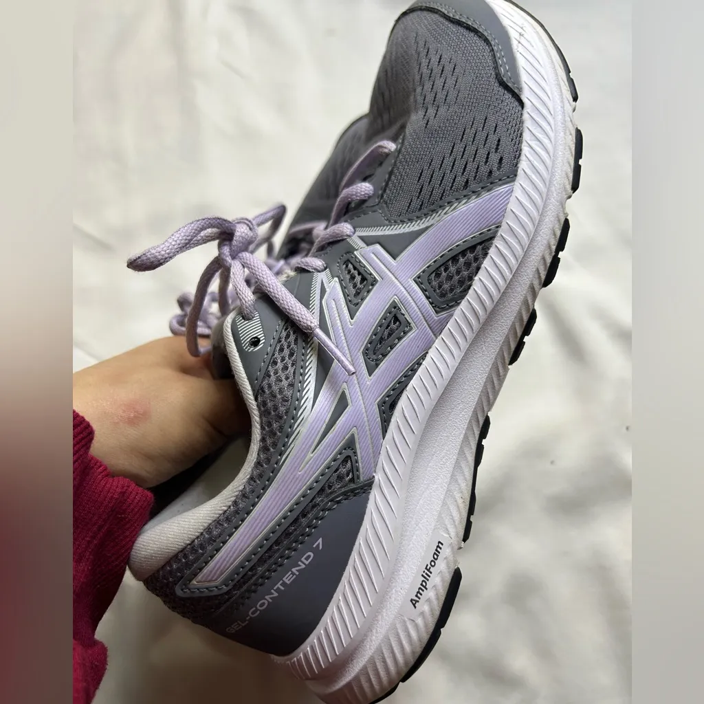 ASICS WOMEN'S GEL-CONTEND 7 RUNNING SHOES METROPOLIS MURASAKI SIZE 8 - Image 4