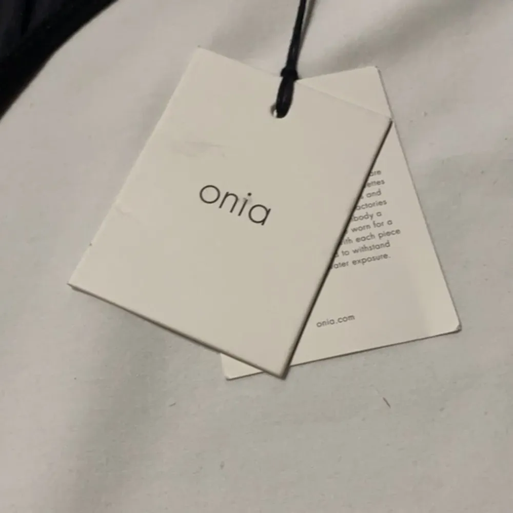 ONIA  - Ashley Bikini Bottoms Solid Rib Black Size Medium NWT - Image 5