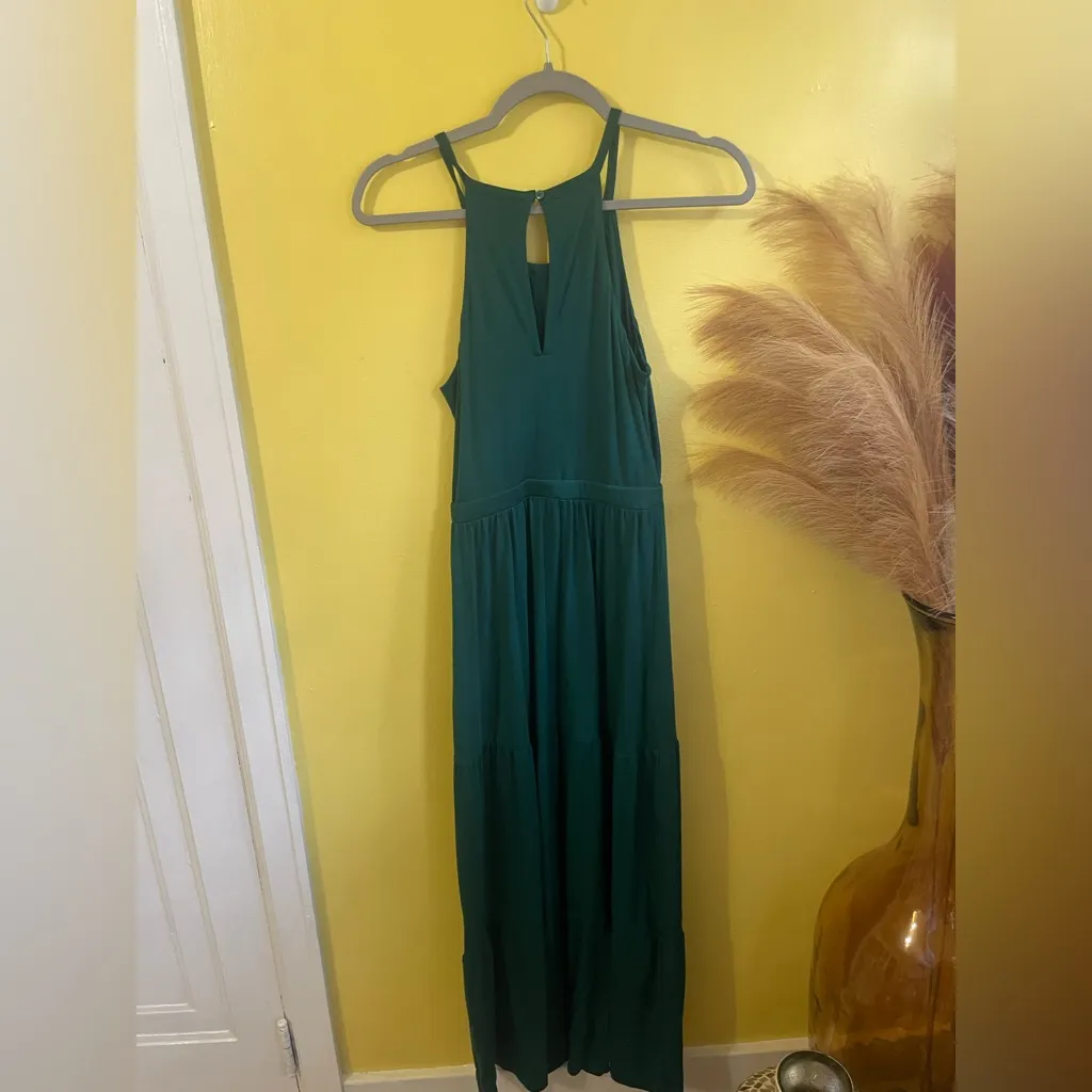 Old Navy Emerald Green Sleeveless Dress - Image 3