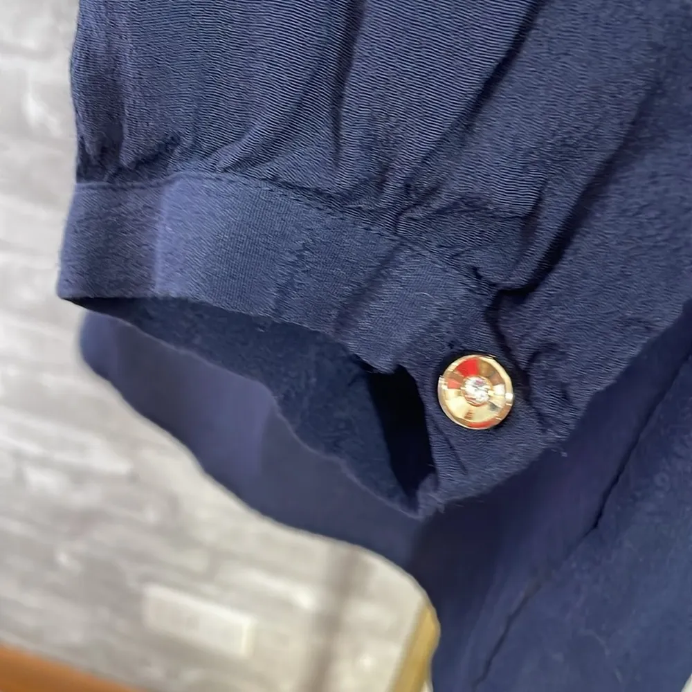 Anthropologie Maeve Brearly Cold Shoulder
Ruffle Top - Image 5