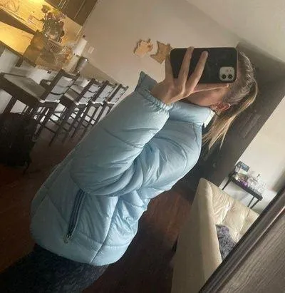 Puffer jacket Blue Size M - Image 7