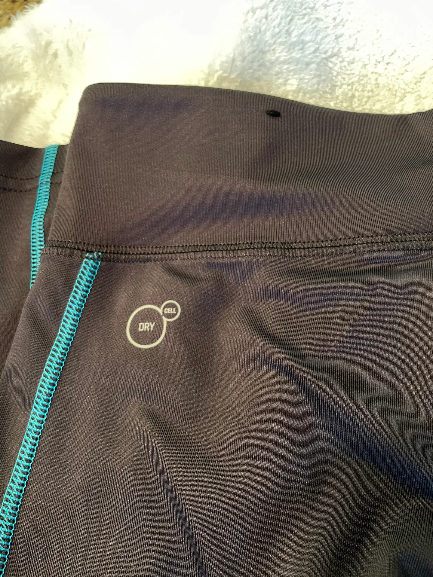 Gray / Blue  Capri Yoga Pants - Image 4