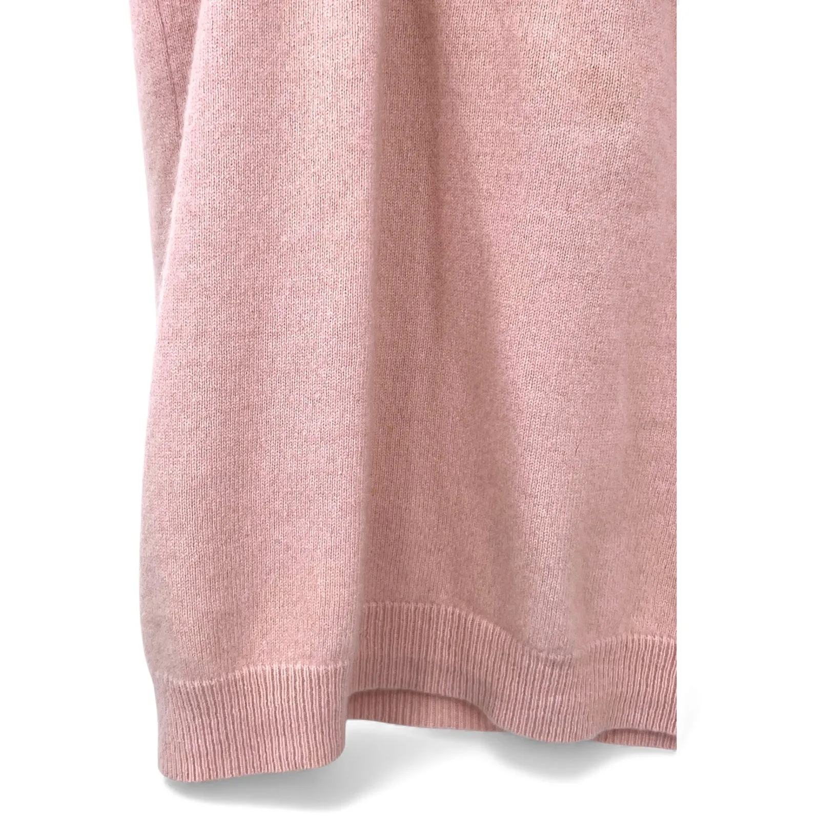 CYNTHIA STEFFE | M | Pure 100% Casher Knit Top Sweater Tank Sleeveless Women Pink Size M - Image 5