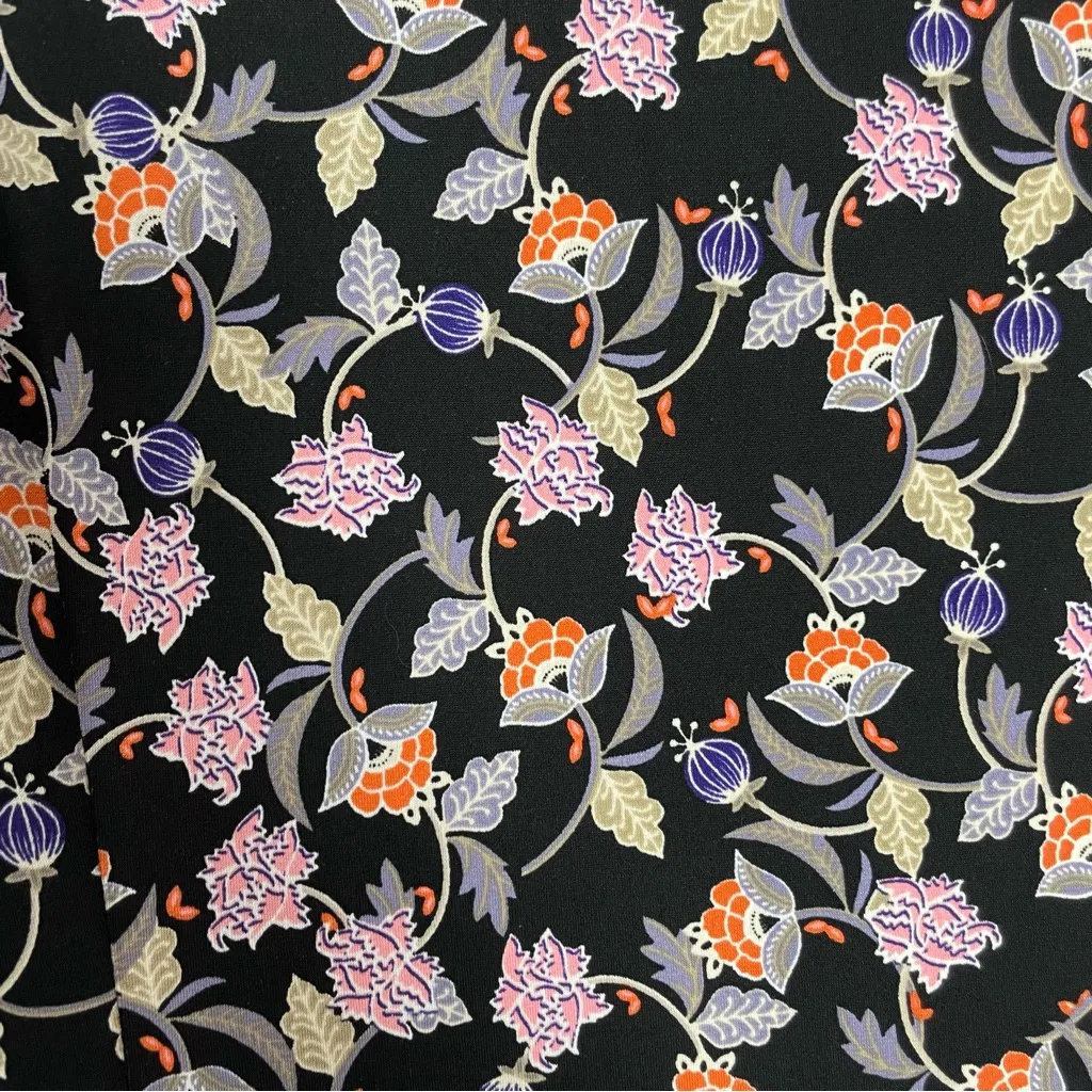 Wisp Dress Marnie Floral Black Pink Shift Size 10 Cut - Image 12