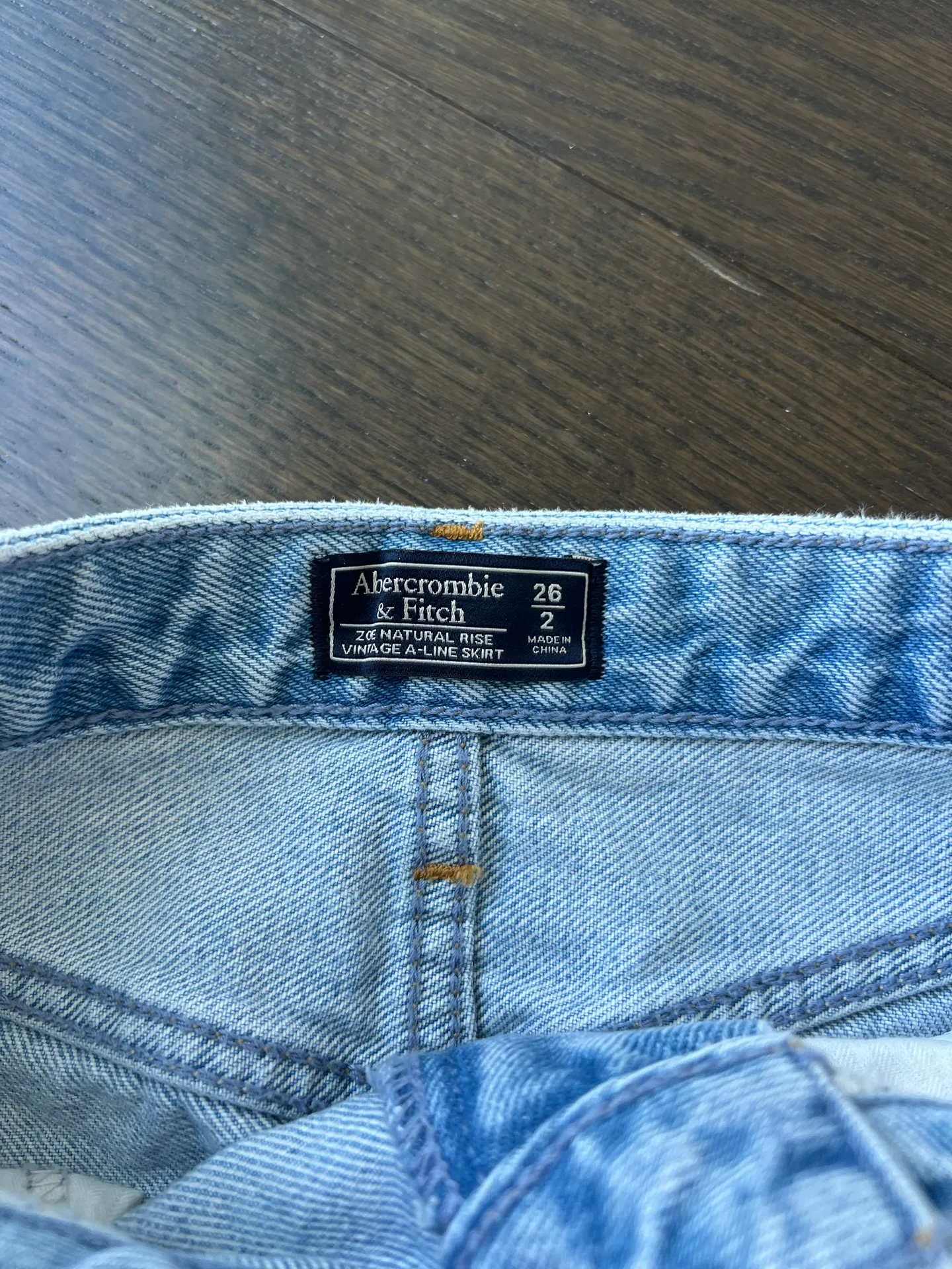 abercrombie denim skirt - Image 3