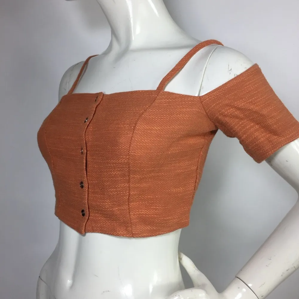ASTR Off the Shoulder Crop Top XS - Image 7