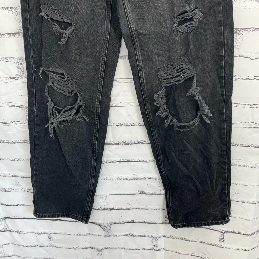 BDG Urban Outfitters High Rise Baggy Jeans Charcoal Distressed Y2K Women’s 27 - Image 4