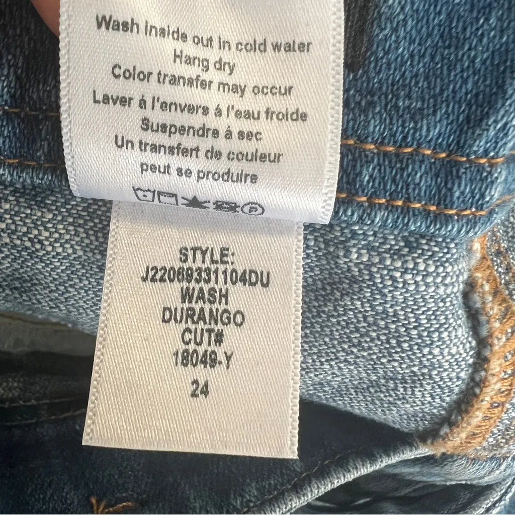 Veronica Beard Rinley High-Rise Cropped Jeans in Durango Wash Size 24 - Image 9