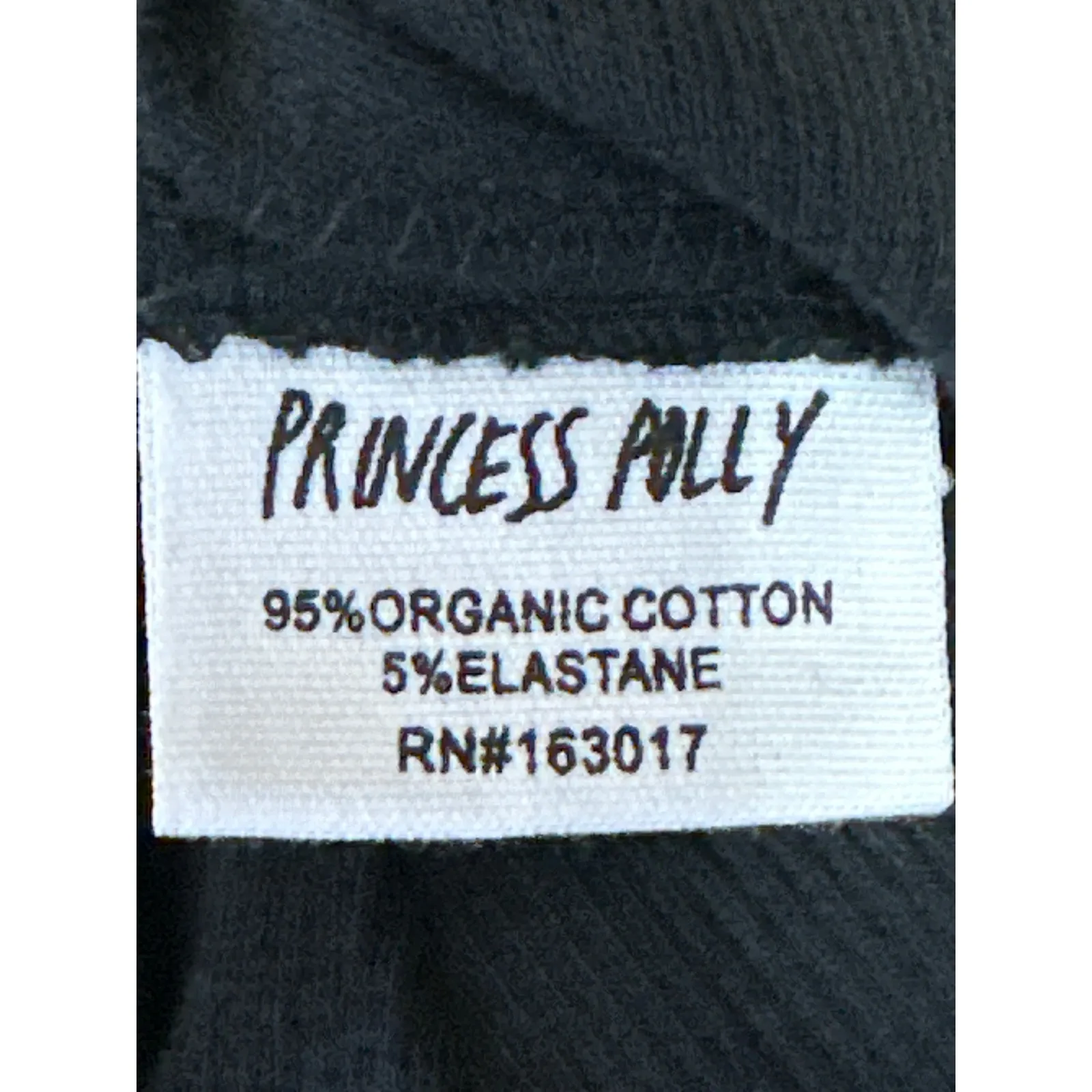 Princess Polly Black Rib Knit High Waisted Slit Midi Bodycon Pencil Skirt Size 4 - Image 5